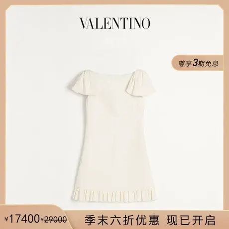 [季末优惠]华伦天奴VALENTINO女士 CREPE COUTURE 短款连衣裙图片