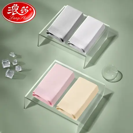 浪莎女士内裤夏季薄款透气性感新款抗菌中腰夏天无痕短裤妈妈冰丝图片