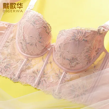 digerwa小胸聚拢内衣女性感收副乳上托调整型矫正外扩下垂文胸罩商品大图