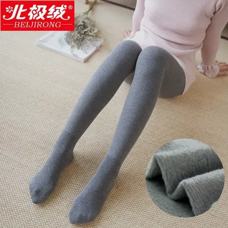秋冬季保暖连裤袜加绒加厚丝袜黑色踩脚女打底裤袜外穿冬款打底袜图片