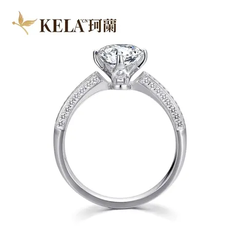 【香邂巴黎】珂兰 18K金钻石戒指女结婚求婚钻戒婚戒正品 葛瑞丝P图片