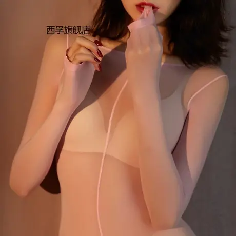 3D连体袜 面膜丝滑带套男欧美爆款200斤加大紧身连身袜图片