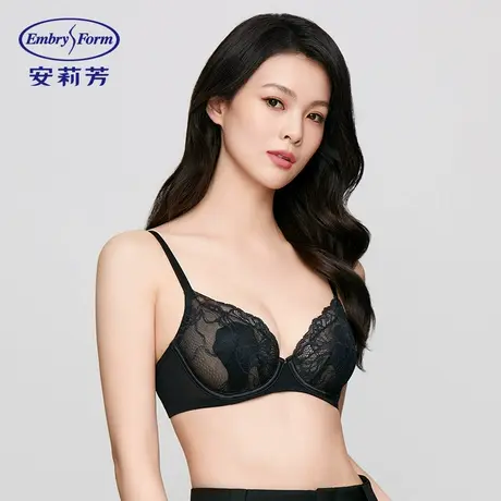 MF安莉芳玫瑰兔耳朵内衣女大胸显小文胸图片