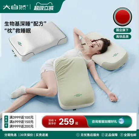 大自然【新品】大豆生物基枕头深睡枕护颈助眠持久深睡图片