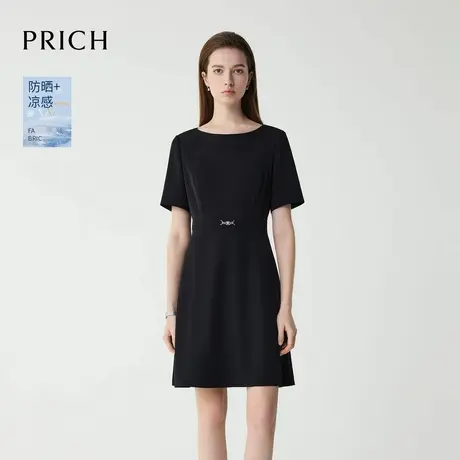 【超能小太阳】【防晒UFP50+凉感】PRICH时尚2025夏新款连衣裙女图片