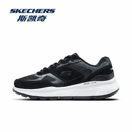 Skechers/斯凯奇官方旗舰店男鞋夏季新款黑武士运动鞋男士老爹鞋图片