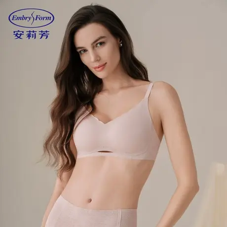 CJ9安莉芳舒适无痕蕾丝内衣女夏薄款文胸无钢圈收副乳胸罩图片