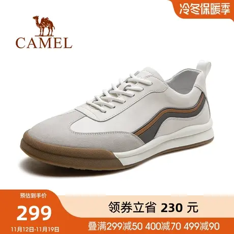 骆驼春季新款潮流休闲舒适百搭轻便复古街头男士时尚运动鞋图片