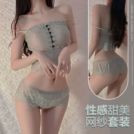 性感情调睡衣女小胸情趣蕾丝内衣套装诱惑暴露女装火辣尤物纯欲风图片