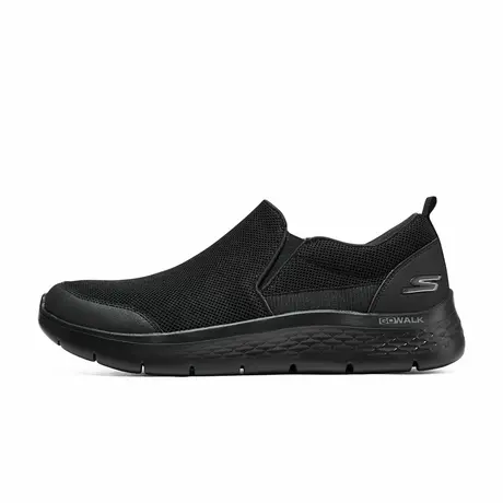 Skechers斯凯奇男鞋全黑色春夏季一脚蹬懒人休闲运动健步鞋894181图片