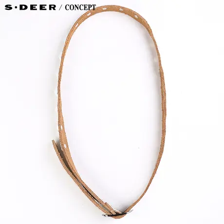 【新品】sdeer圣迪奥专柜正品女装时尚设计感铆钉腰带S15284444图片