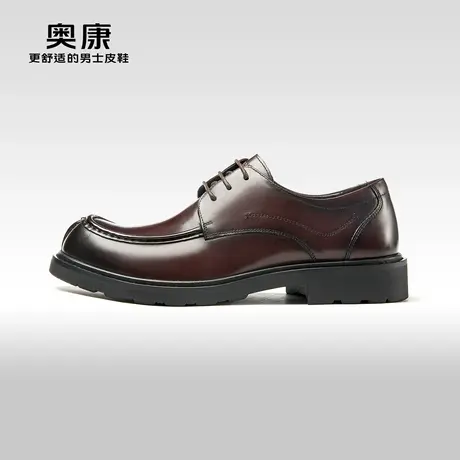 奥康男鞋2023秋季新款低帮正装皮鞋男商务宴会鞋橡胶软底鞋图片