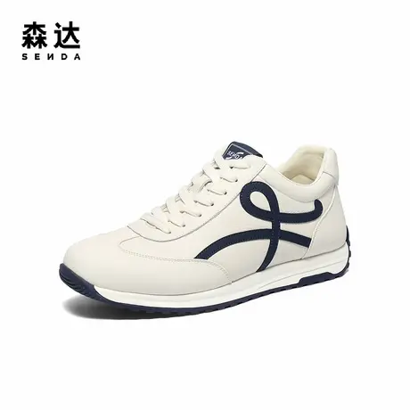森达高帮鞋男2025冬新商场同款户外运动风休闲短靴2AB01DD5图片