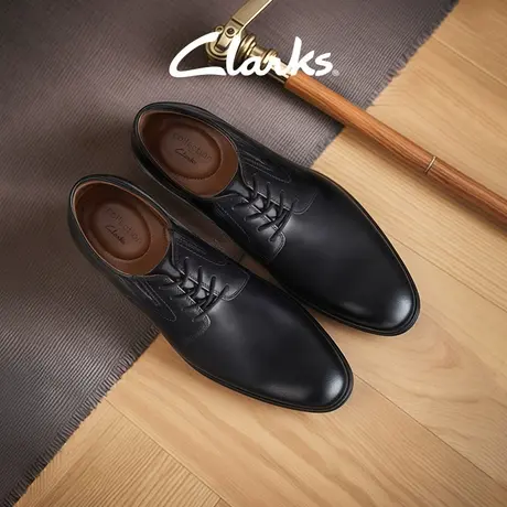 Clarks其乐Whiddon商务皮鞋春夏德比鞋布洛克鞋正装皮鞋男士婚鞋图片