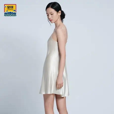 爱慕皇锦睡衣女春夏真丝打底吊带短裙HJ21492图片