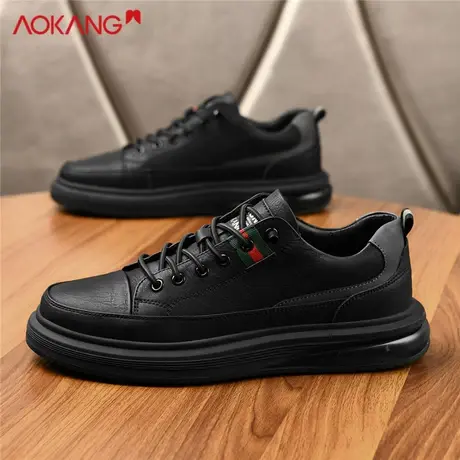 奥康男鞋2024年春季新款气垫休闲鞋男小众原创鞋低帮板鞋男春秋款图片