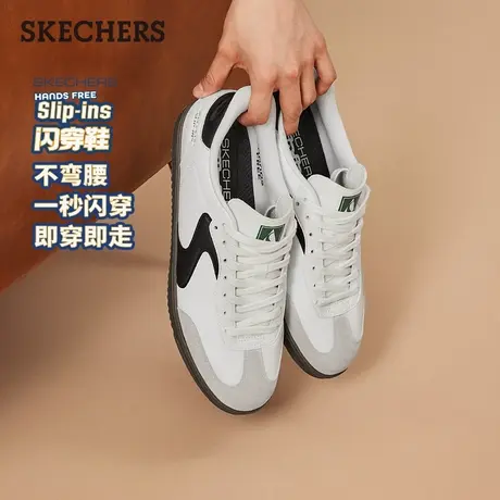斯凯奇闪穿鞋|2025年夏季新款撞色百搭德训鞋简约舒适板鞋休闲鞋图片