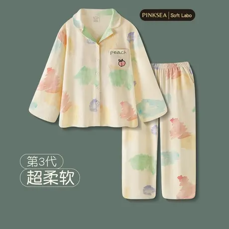 睡衣秋季女款2024年新款秋冬长袖纯棉大码女士春秋款家居服套装图片