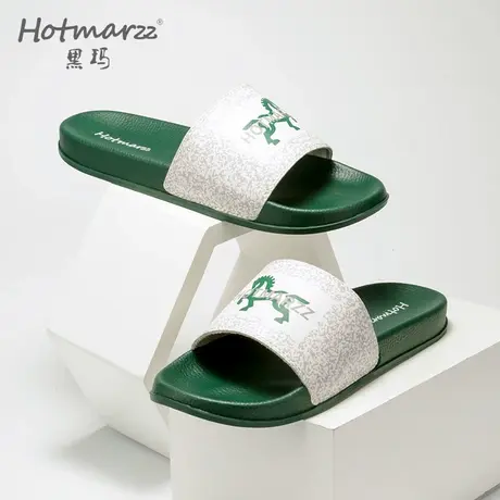 hotmarzz/黑玛拖鞋男夏季外穿防滑家用运动凉拖潮流新款一字拖男图片