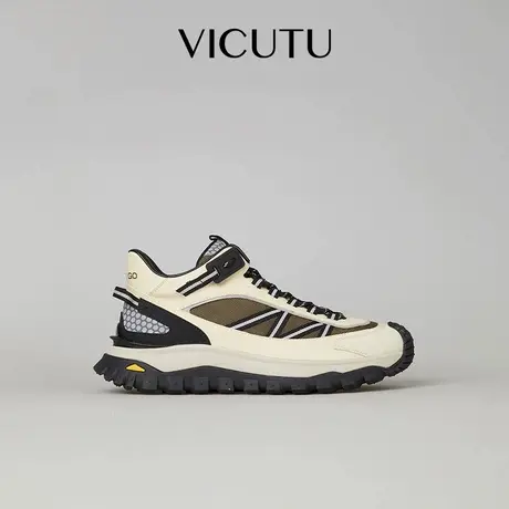 【刘昊然同款】VICUTU/威可多男士秋季舒适轻便拼色百搭皮鞋图片