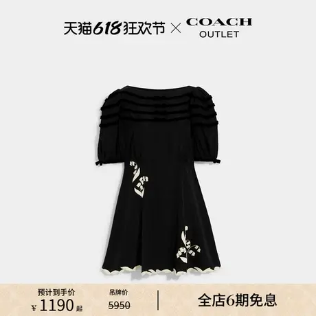 COACH/蔻驰奥莱女士洋娃娃式连衣裙图片