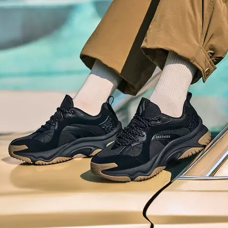 Skechers斯凯奇漫月鞋夏季男鞋轻便休闲鞋舒适厚底运动鞋时尚百搭图片