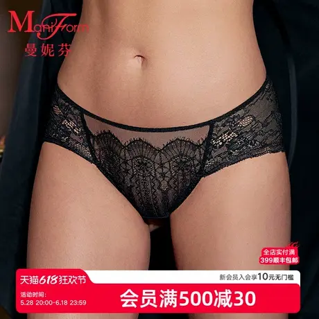 【品牌新款】曼妮芬性感轻透蕾丝裤中低腰三角裤女士内裤20612384图片