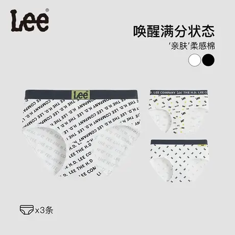 Lee品牌高档女士内裤时尚百搭设计感满印三角内裤2023夏季新款图片