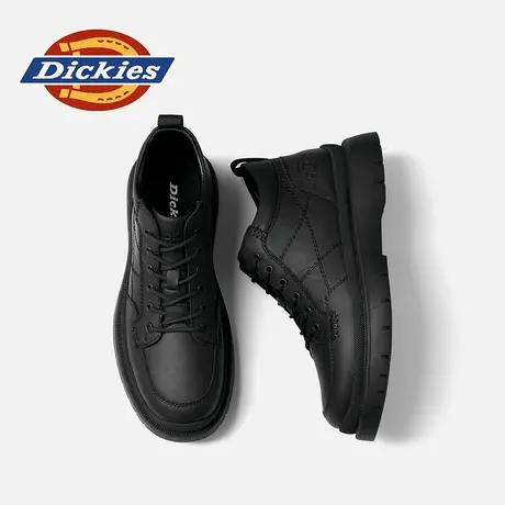 Dickies马丁靴男款2025新款秋季男鞋黑色靴子皮靴男士中帮工装靴商品大图
