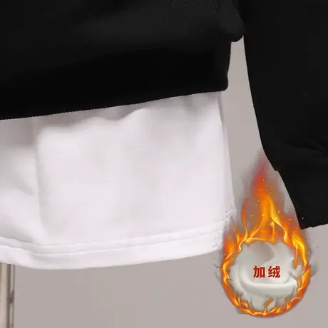 卫衣伴侣内搭衬衫假下摆叠穿神器百搭打底半身裙露白边遮臀屁帘子图片