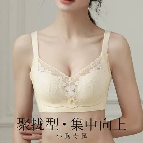sharefun/霞黛芳小胸显大收副乳调整型内衣防走光聚拢上托文胸罩图片