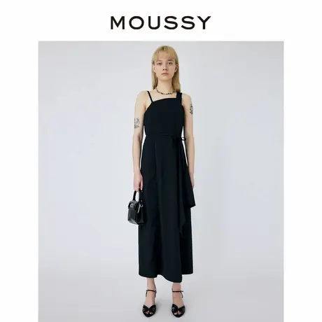 MOUSSY 气质通勤氛围感不对称设计吊带淑女连衣裙女010GS230-2190图片