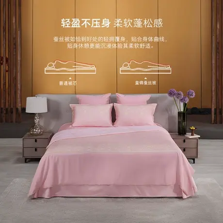 爱慕皇锦印花暖真丝四件套-如意通宝HJ11862图片