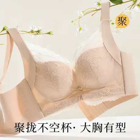 梦芭蒂小胸聚拢不空杯内衣女调整型上托收副乳防下垂新款文胸罩图片