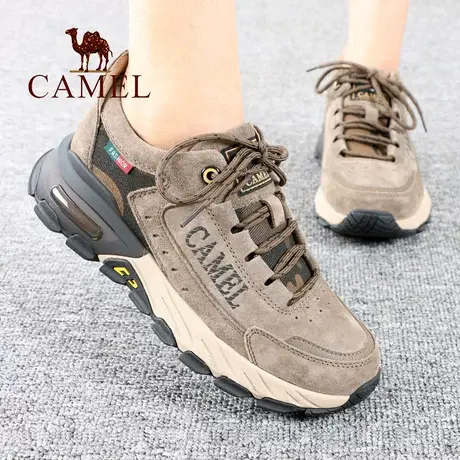 Camel/骆驼男鞋2022秋冬季新款低帮厚底户外舒适休闲旅游男士鞋子图片