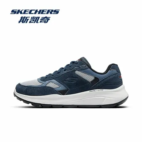Skechers/斯凯奇男鞋运动鞋2025新款休闲鞋官方网面透气跑步鞋男图片
