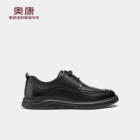 奥康 2025秋季新款男鞋正装商务系带皮鞋结婚伴郎复古气质德比鞋图片