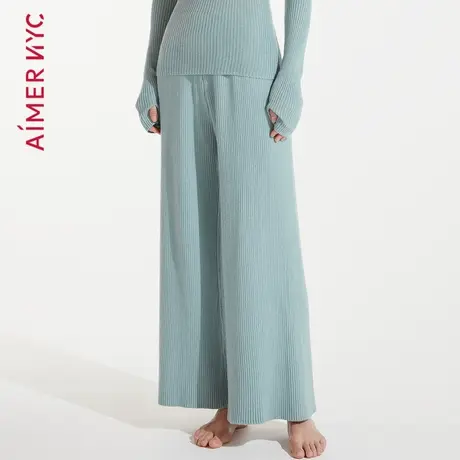 AIMER NYC LINDEN林登阔腿长裤AN820771图片