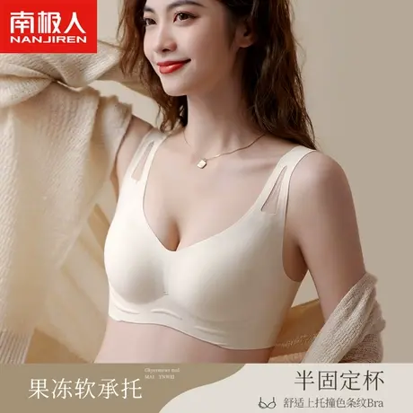 无痕内衣女小胸聚拢防下垂软支撑少女美背薄款无钢圈上托运动文胸商品大图