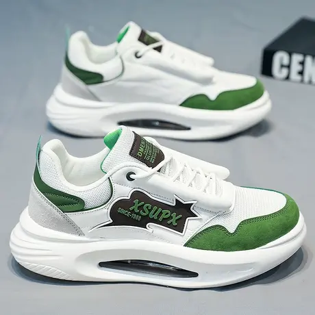 网红爆款男鞋秋季网面秋冬潮牌百搭运动休闲跑步增高老爹潮鞋秋季商品大图