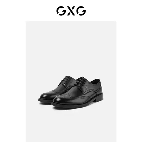 【龚俊心选】GXG男鞋英伦布洛克增高鞋子男休闲商务正装德比婚鞋图片