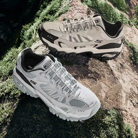 Skechers斯凯奇醒山|男鞋2025夏季新款徒步鞋透气户外运动休闲鞋图片