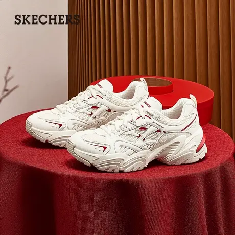 Skechers斯凯奇机甲鞋男款户外机能风老爹鞋轻便运动鞋厚底缓震鞋图片