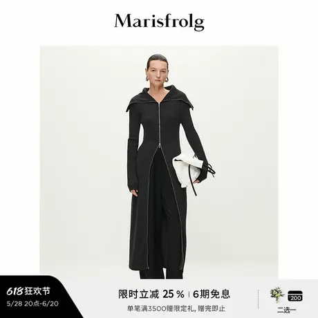 【云绒针织】Marisfrolg玛丝菲尔2025春新款羊毛保暖针织连衣裙图片