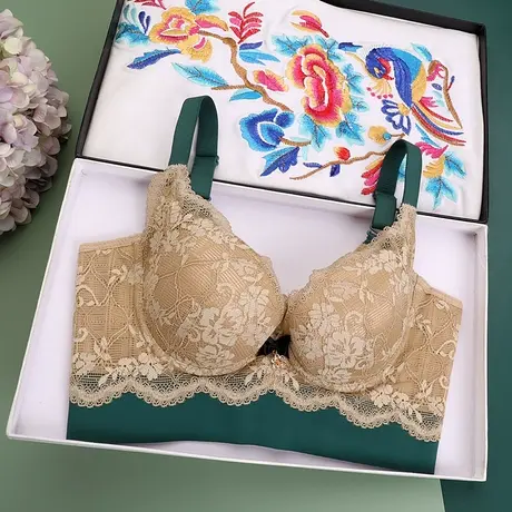 调整型内衣聚拢收副乳定型上托防下垂小胸罩女矫正外扩文胸夏薄款图片