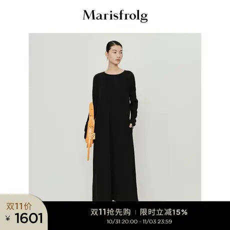 【羊毛针织连衣裙】玛丝菲尔连衣裙春季新百搭针织连衣裙图片