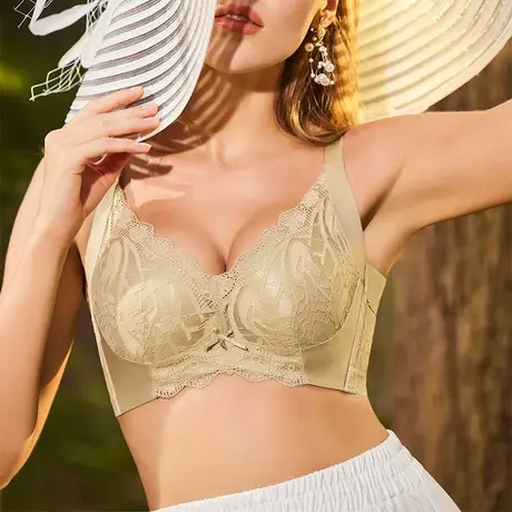 奥维丝丽线下正品同款文胸上托聚拢收副乳调整型女士内衣女2223图片