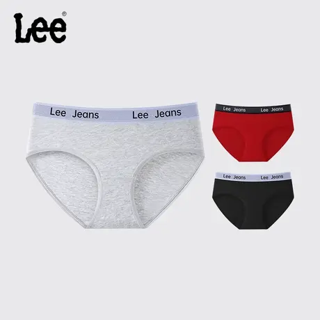 Lee无痕纯棉女士内裤三角性感透气底裤内衣中腰纯色运动舒适内裤图片
