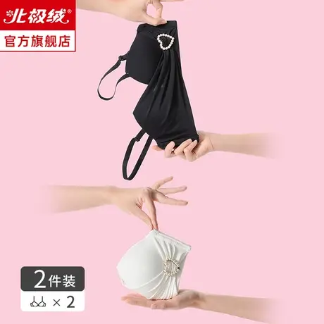 内衣女小胸聚拢上托显大透气无钢圈防外扩收副乳防下垂少女文胸罩图片