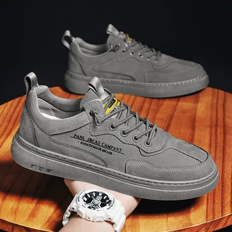 四季款劳保鞋子男款工地耐磨百搭运动休闲板鞋春季防滑防水厨师鞋商品大图